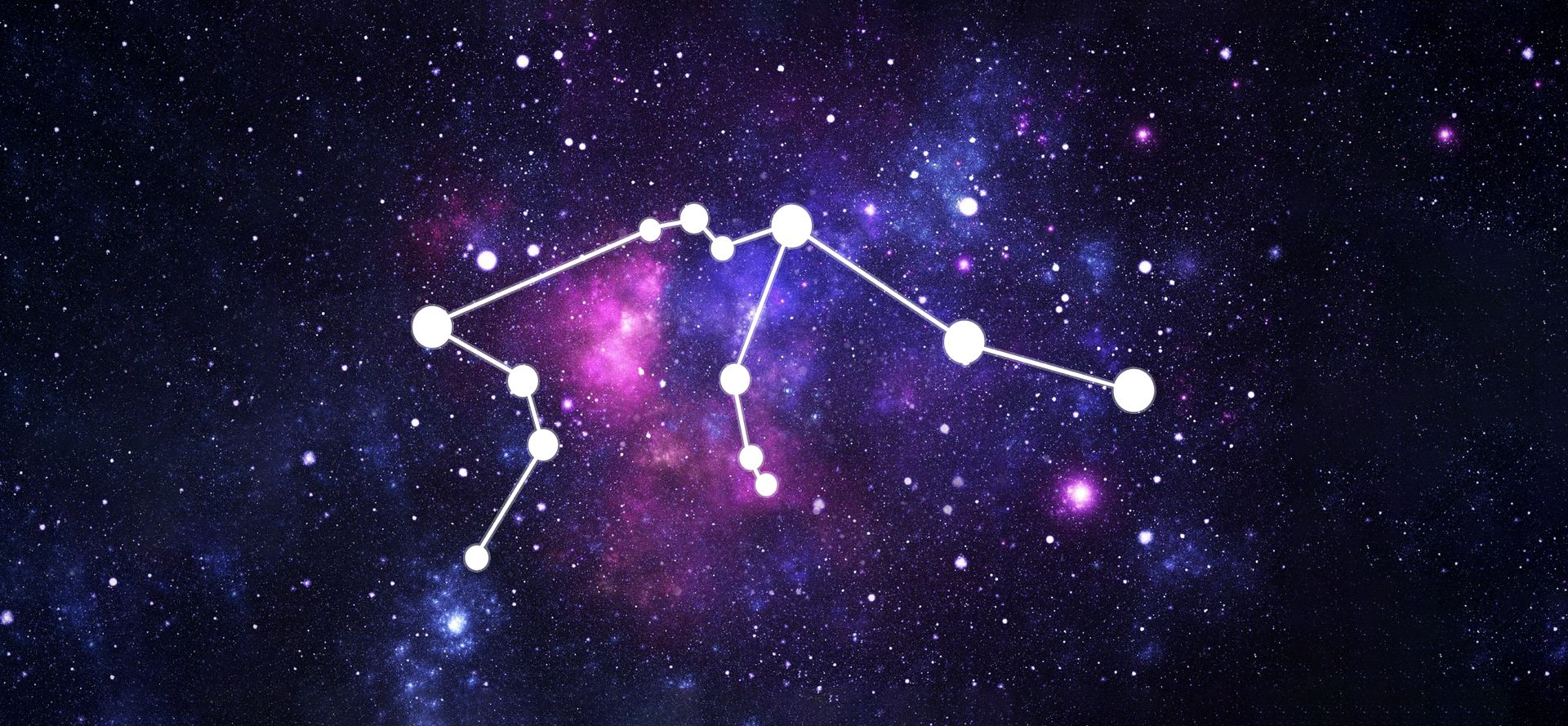 Aquarius constellation in Galaxy.
