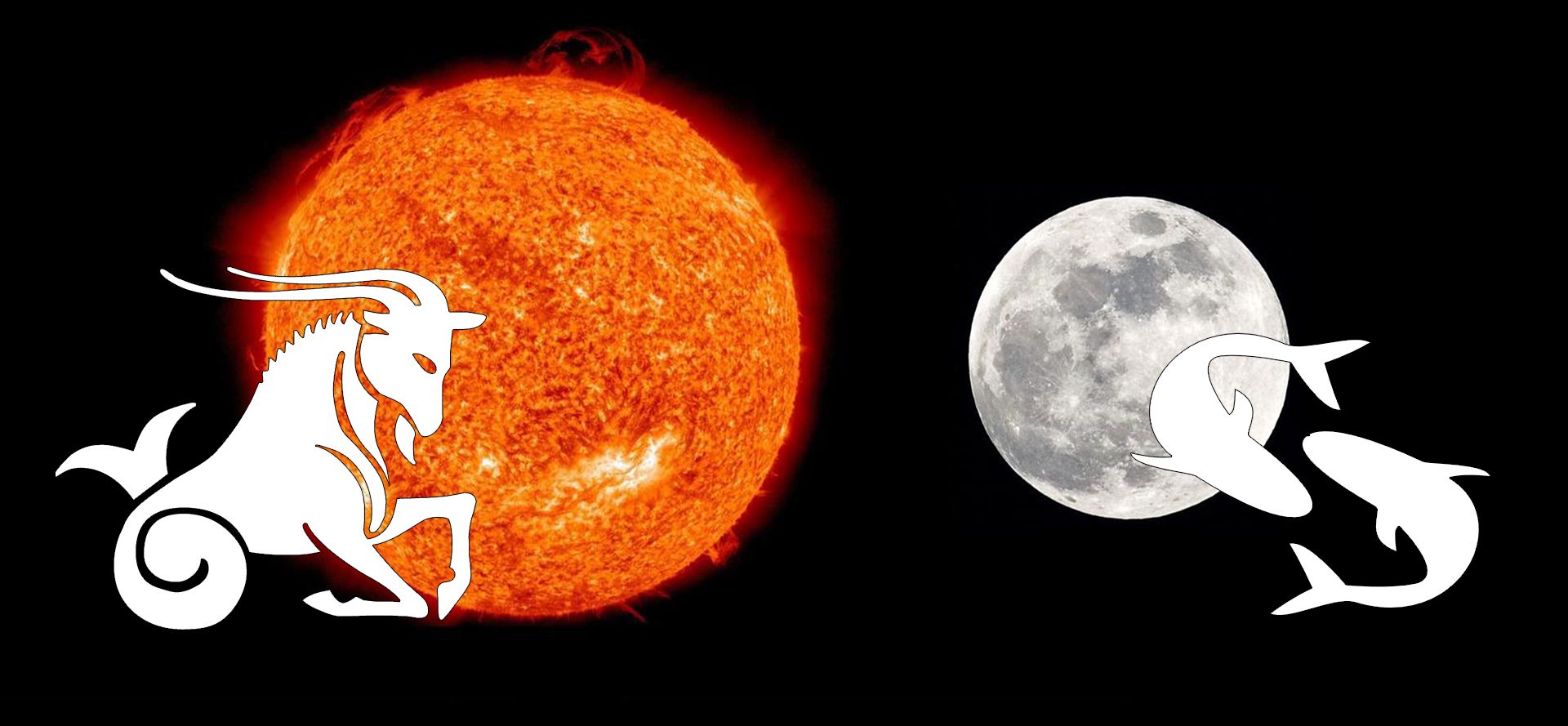 Capricorn Sun and Pisces Moon.