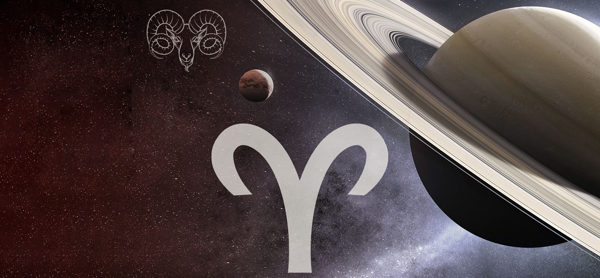 Saturn Aand Aries sign.