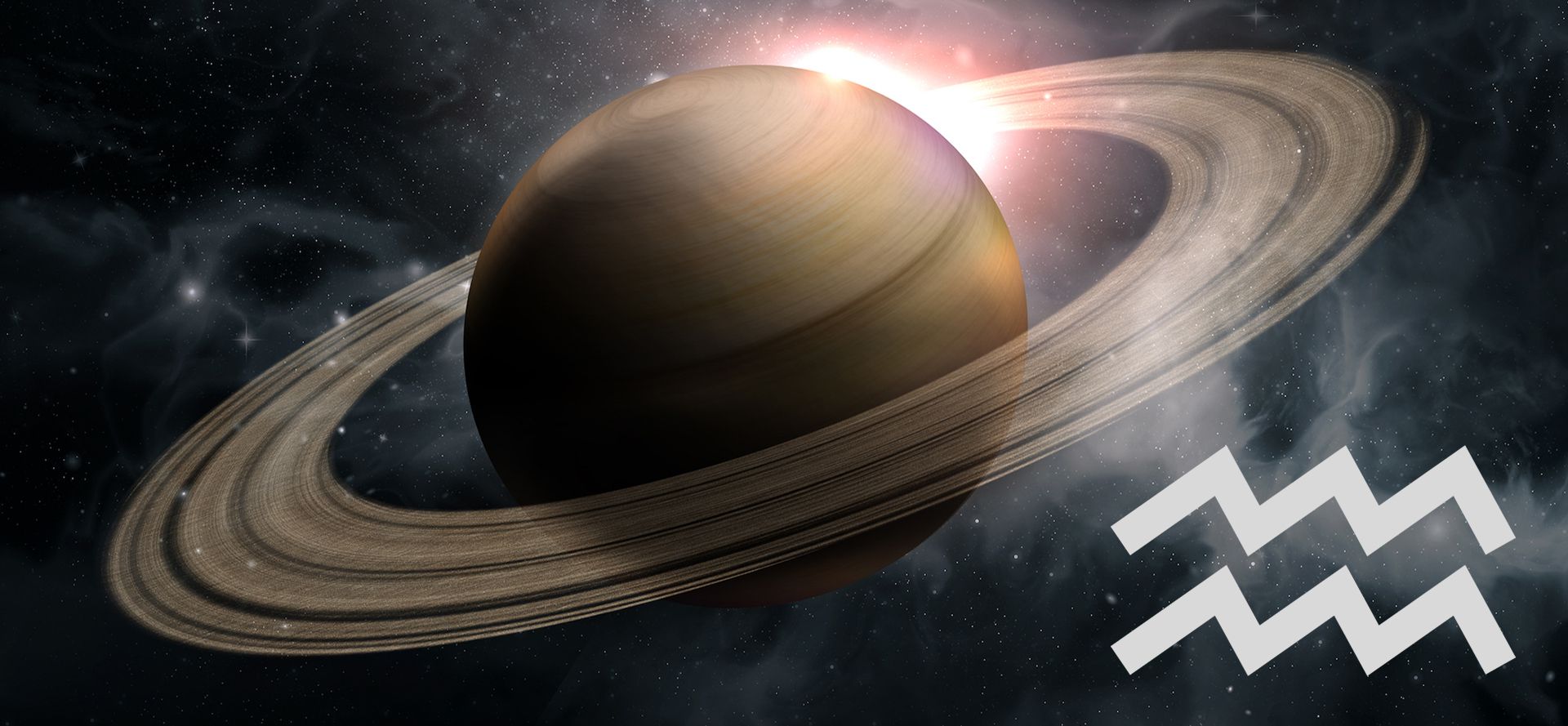 Saturn and Aquarius sign.