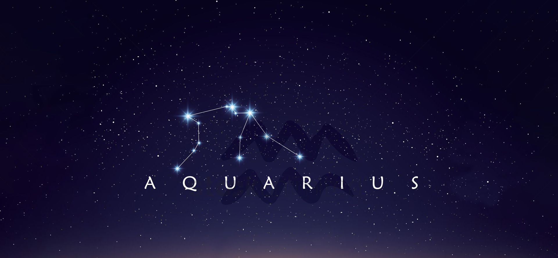 Aquarius sign and constellation.