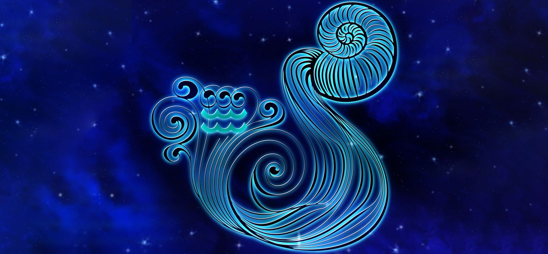 Aquarius zodiac sign.