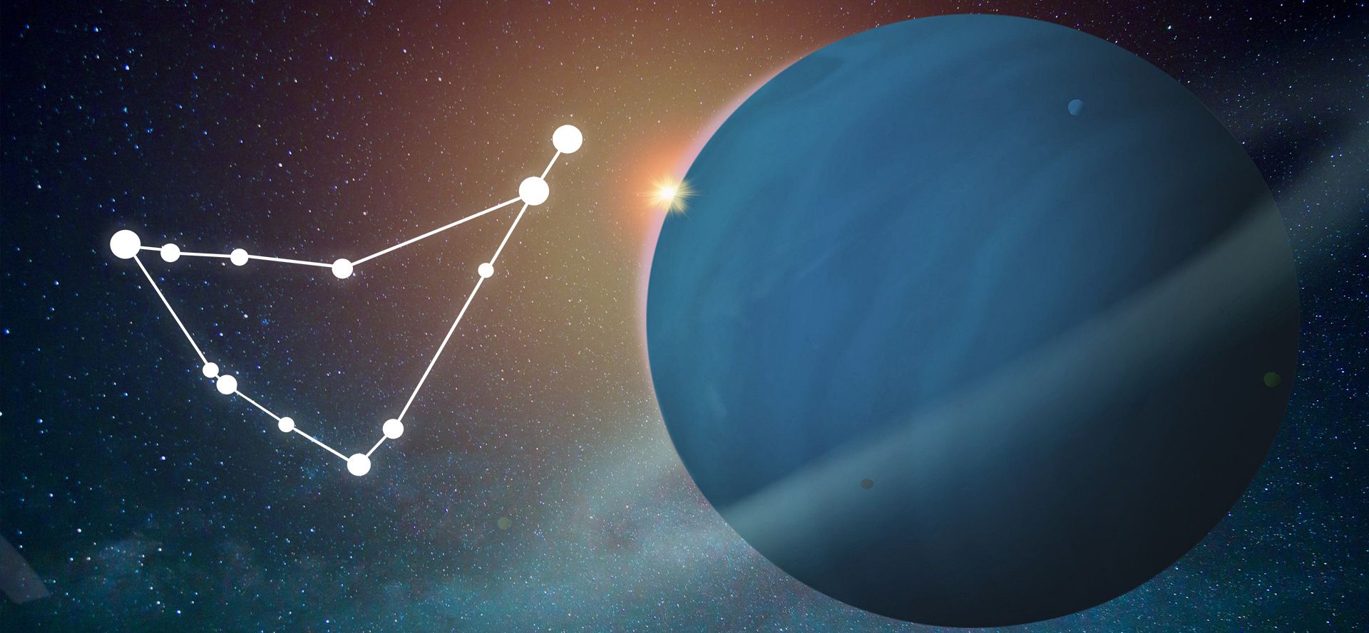 Capricorn constellation and Uranus.