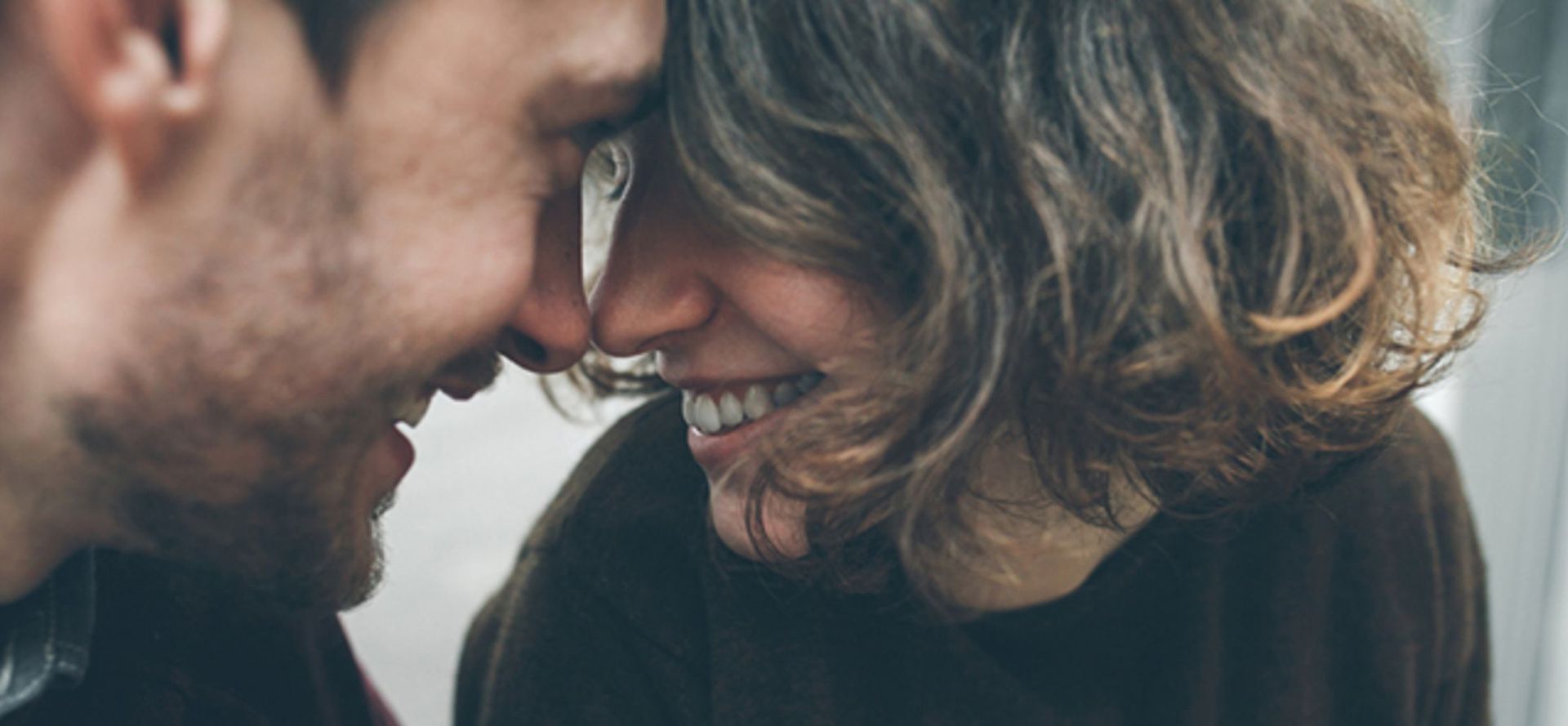 Woman using the senses for Taurus man.