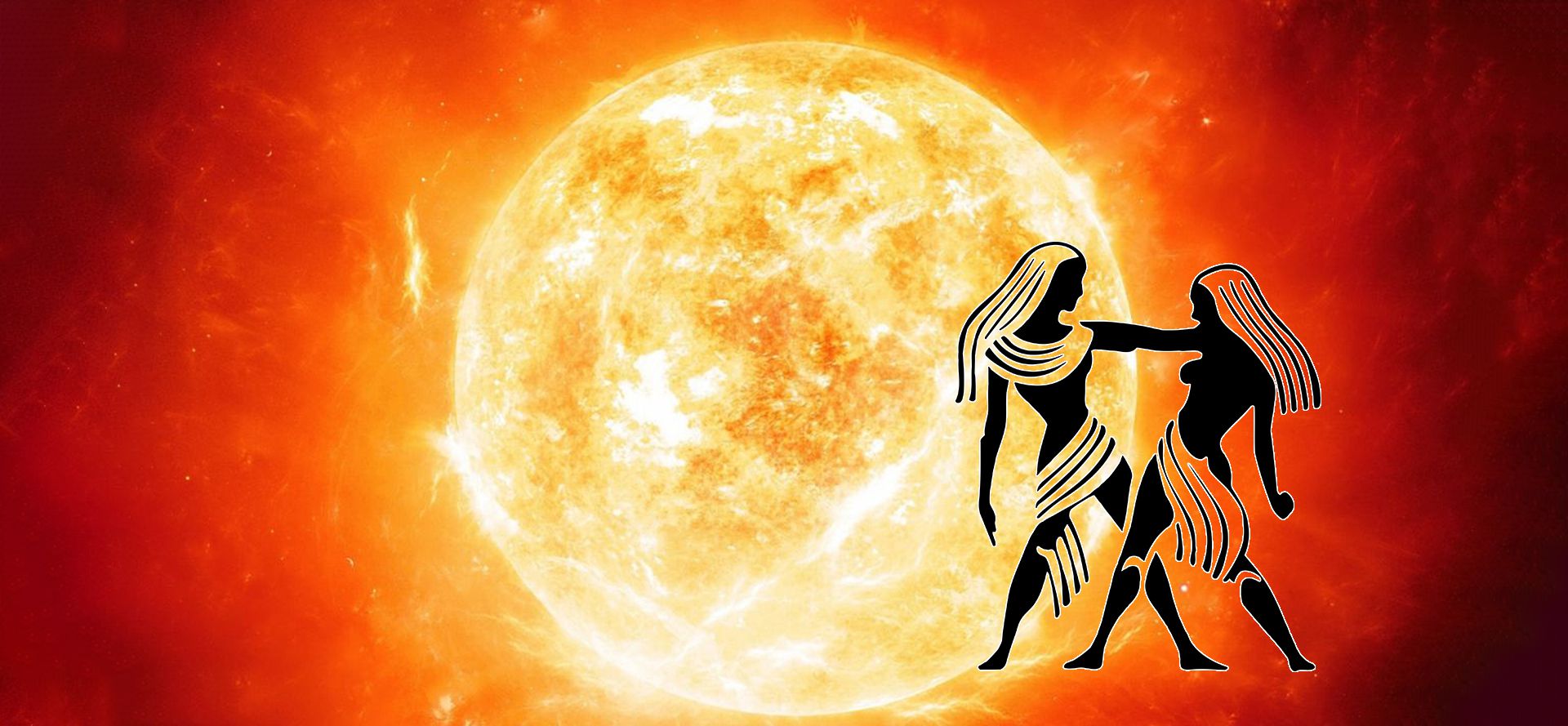 Gemini sign and Sun.