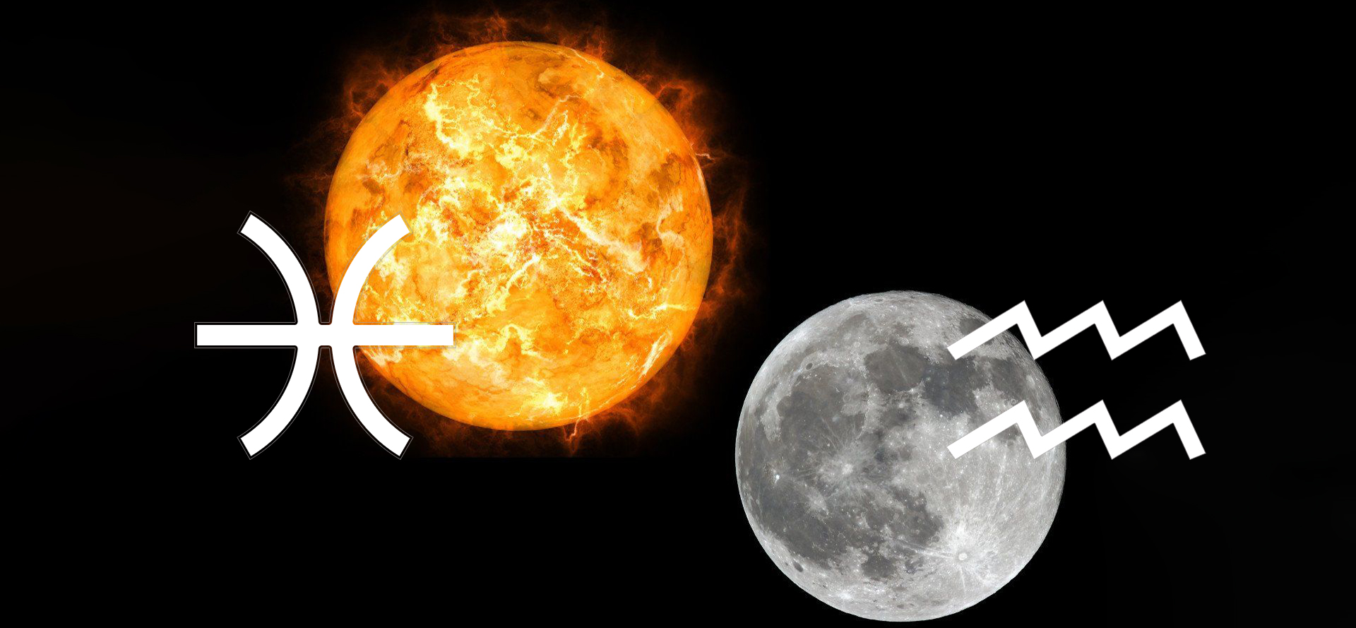 Pisces Sun and Aquarius Moon.