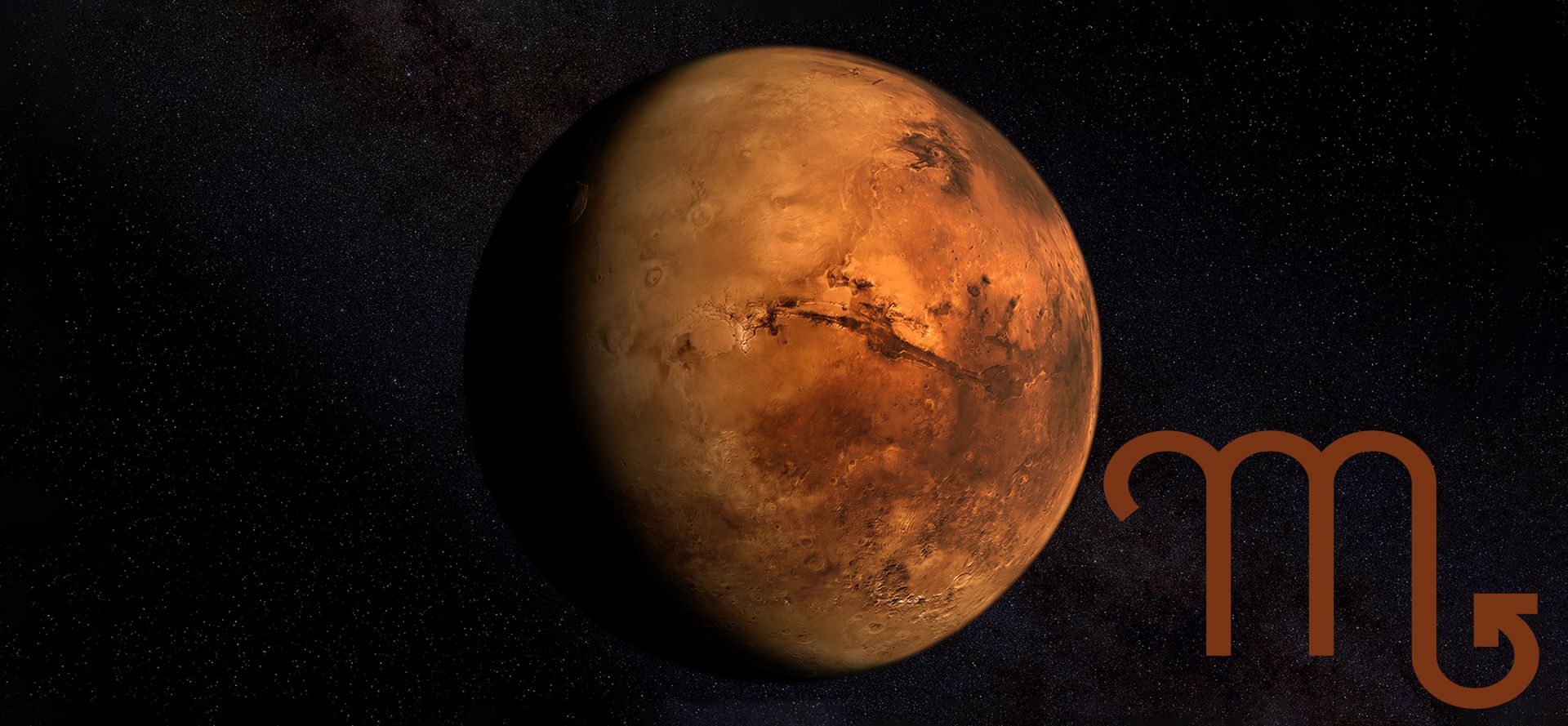 Mars and Scorpio sign.