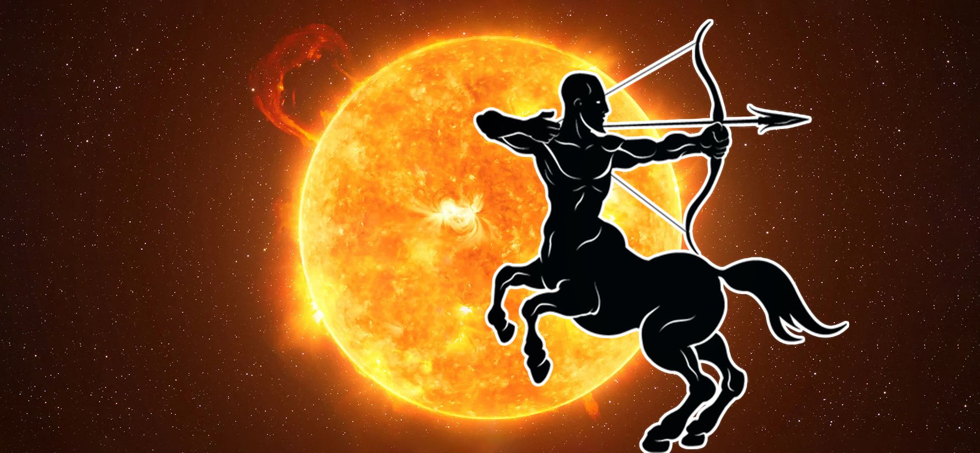 Sagittarius sign and Sun.