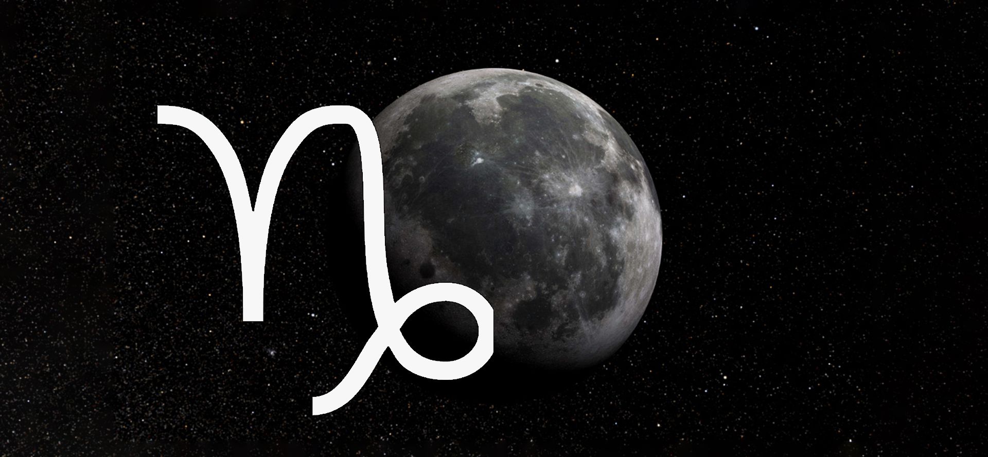 Capricorn sign and Moon.