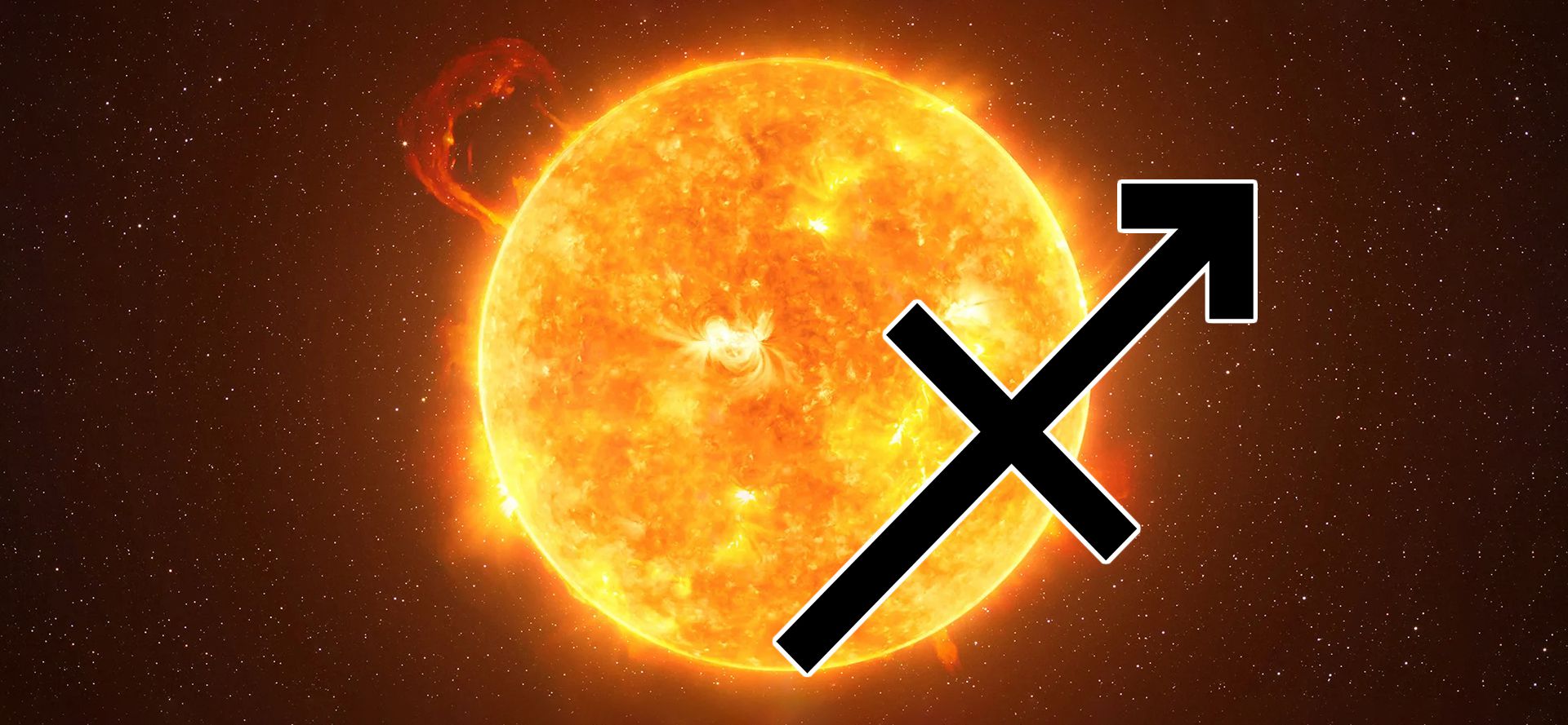 Sagittarius sign and Sun.